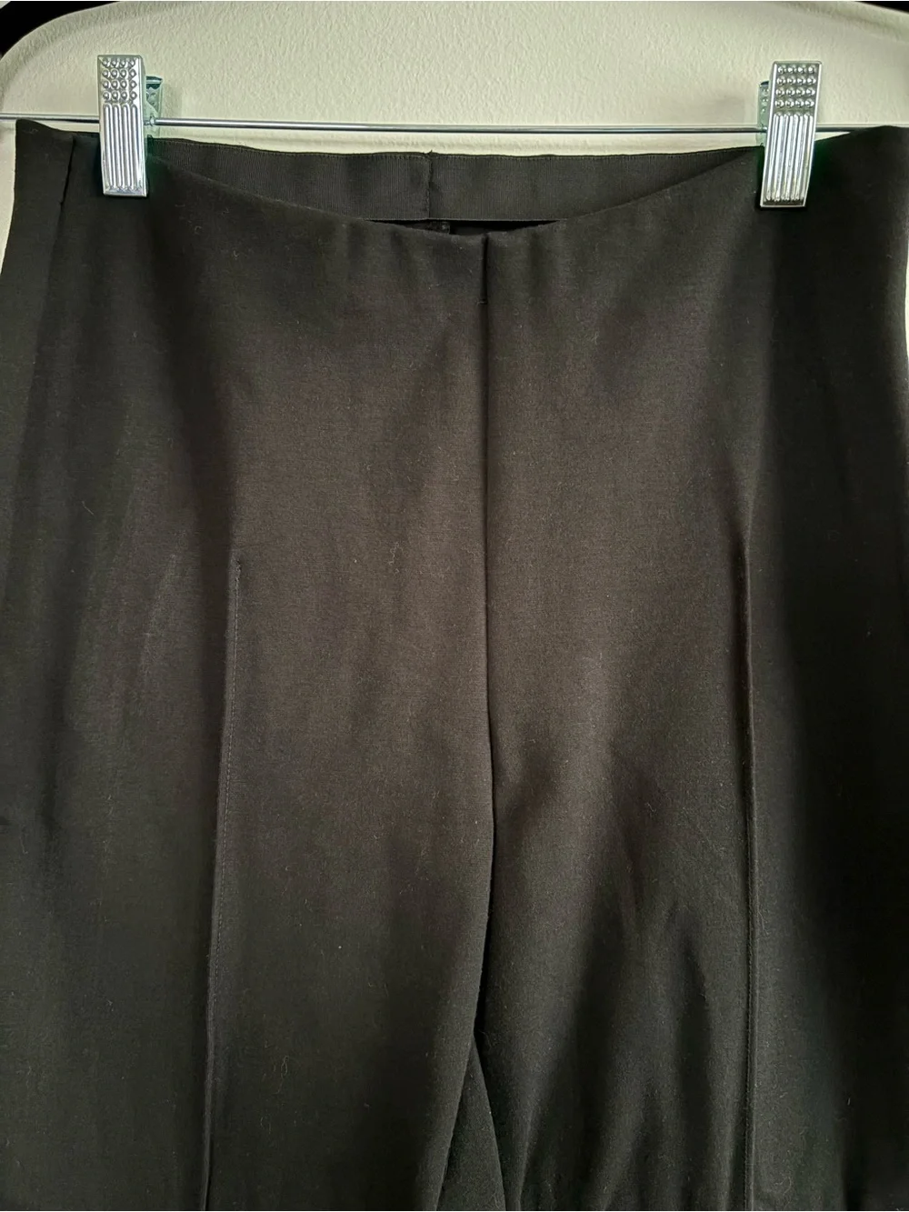 Everlane The Dream Kick Flare Black Pant Size Medium Modal Cotton Blend - Picture 2 of 11